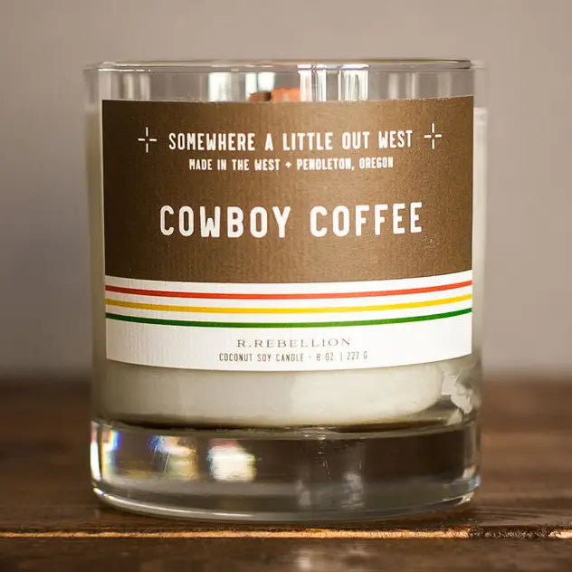 Cowboy Coffee 8 oz Candle
