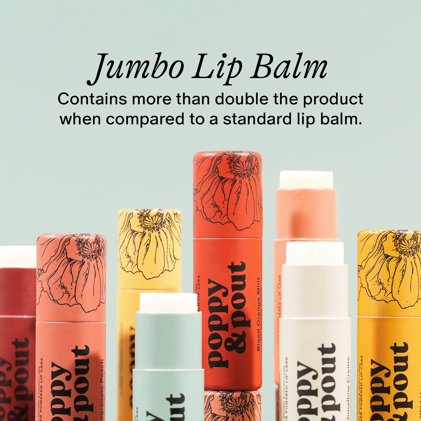 Poppy and Pout Lip Balm, Lemon Bloom