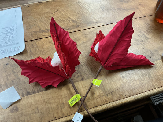 velvet holly leaf pick