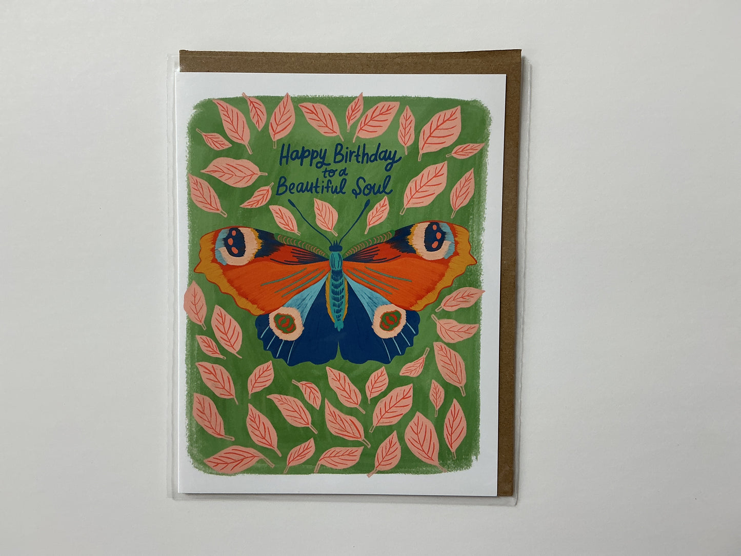 Dream Folk Happy Birthday Butterfly Greeting Card