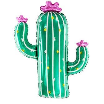 Lookin Sharp Cactus Foil Balloon 24 in. PartyDeco USA