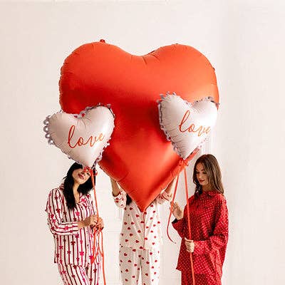 Love Note Heart Foil Balloon 19 in. (2)