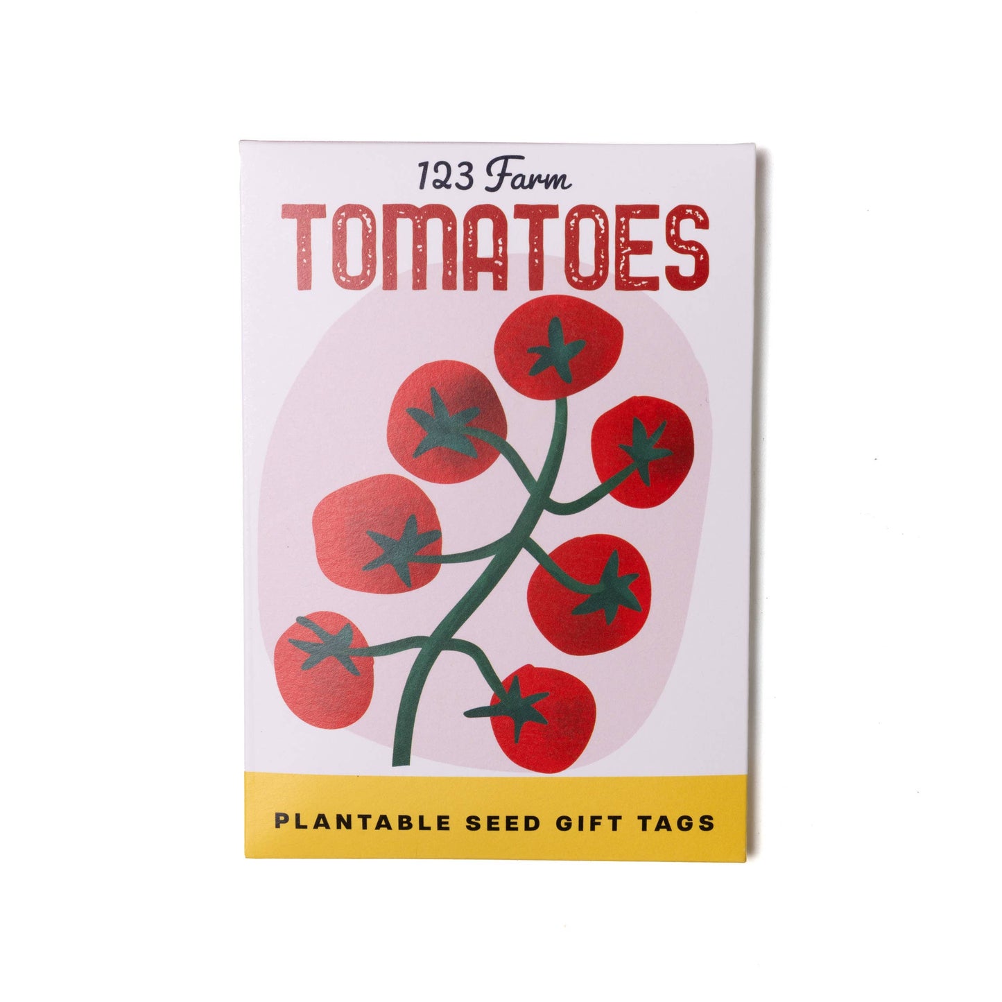 Plantable Seed Gift Tags - Vintage Seed Design, 5 Gift Tags: Strawberries