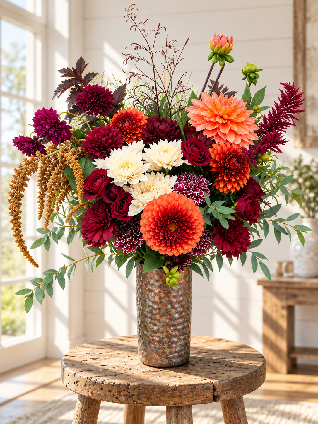 Rust & Revival Fall Arangement - Autumn Bouquetina Sunlit Farmhouse Interior 1caaf5de 7cd6 44fc 9cb5 43a06c809bc4