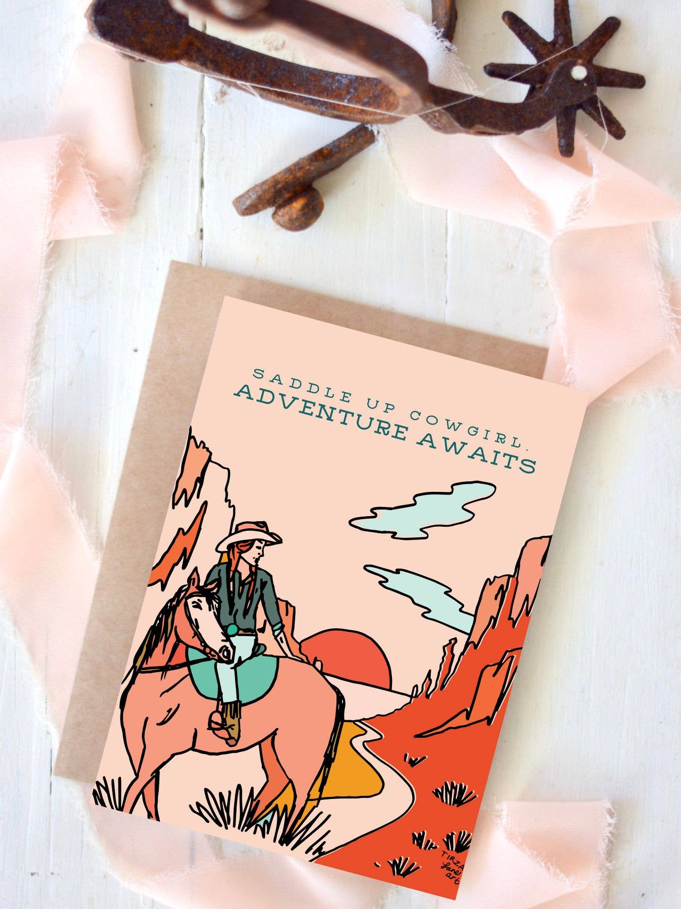 Cowgirl Card, Graduation, New Job Western Adventure