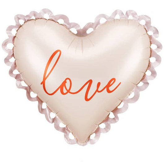 Love Note Heart Foil Balloon 19 in.