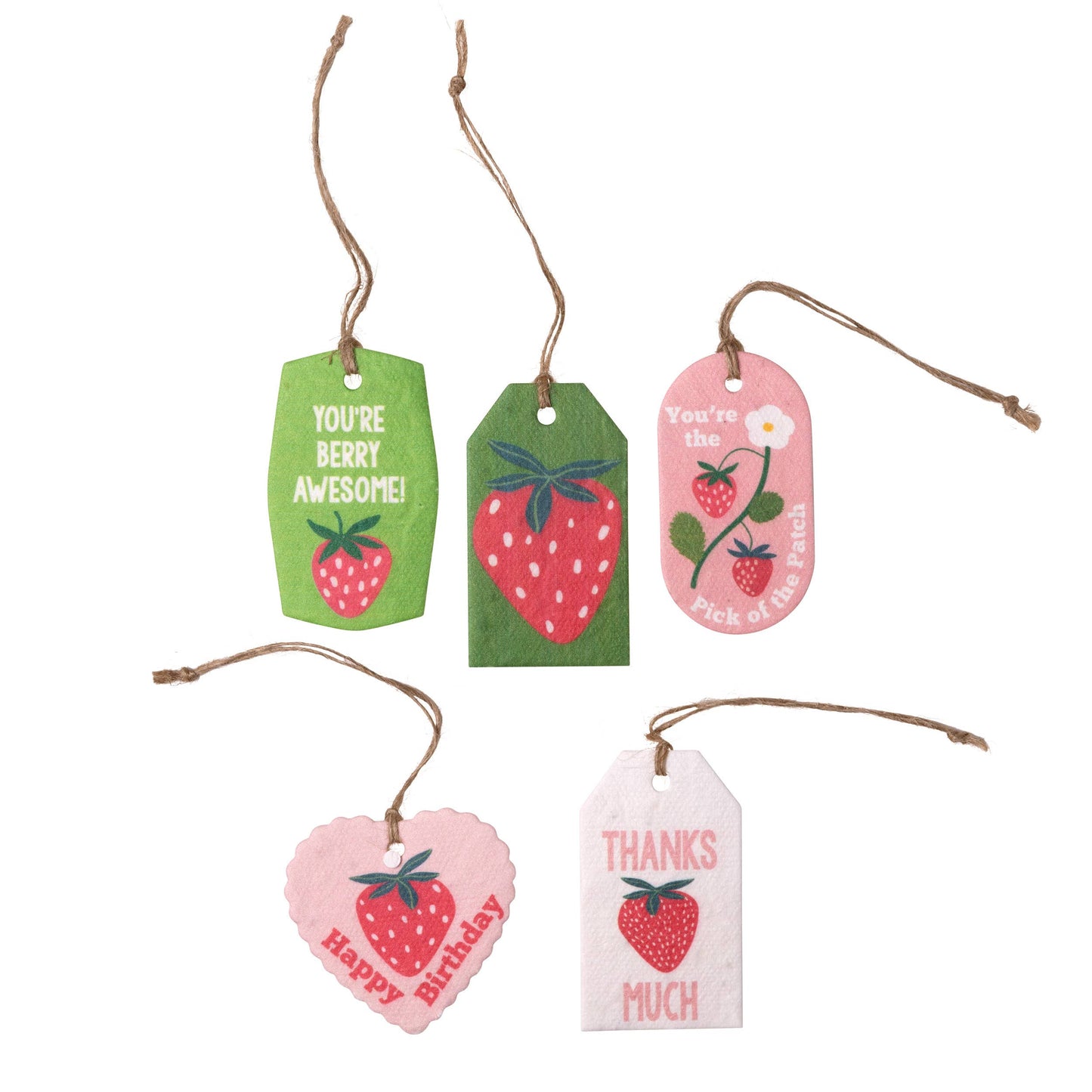 Plantable Seed Gift Tags - Vintage Seed Design, 5 Gift Tags: Carrots
