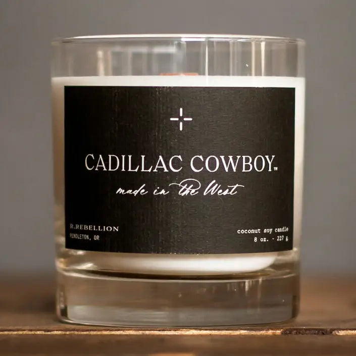 Cadillac Cowboy Candle