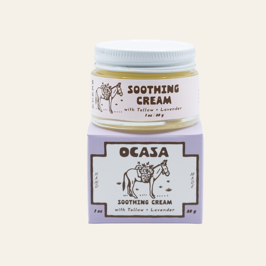 Soothing Lavender-Infused Tallow Cream: Net Wt. 1 oz / 30 g
