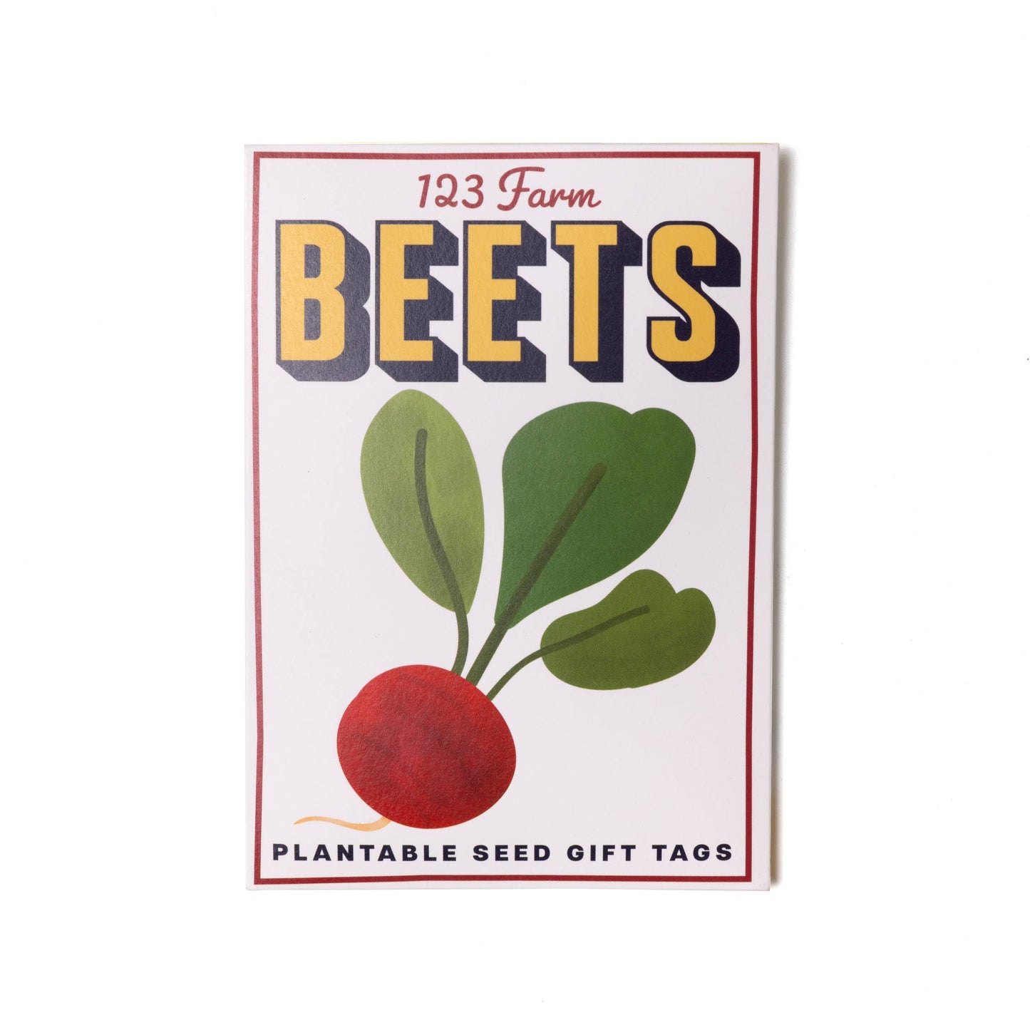 Plantable Seed Gift Tags - Vintage Seed Design, 5 Gift Tags: Carrots