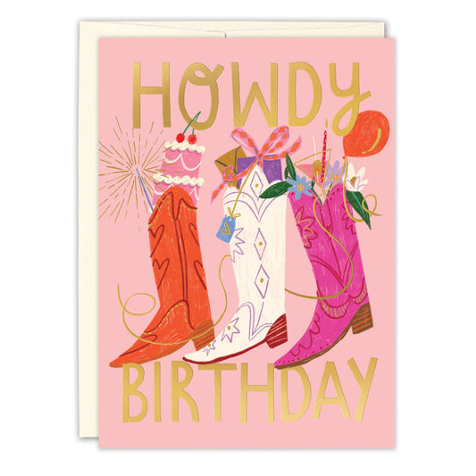 Howdy Birthday Card